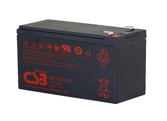 CSB GP1272F2 (12V 28W) VRLA AGM Battery