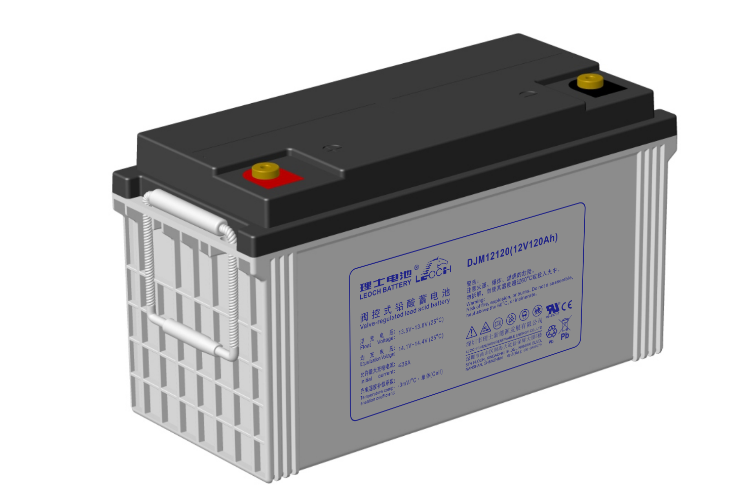 LEOCH DJM12120 12V 120Ah VRLA  AGM Battery