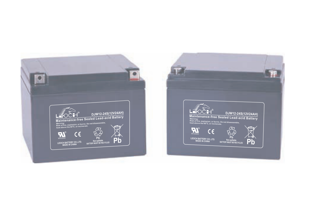 LEOCH DJW12-24S 12V 24Ah VRLA AGM Battery